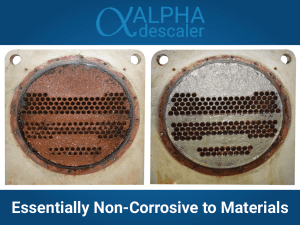 non-corrosive to materials