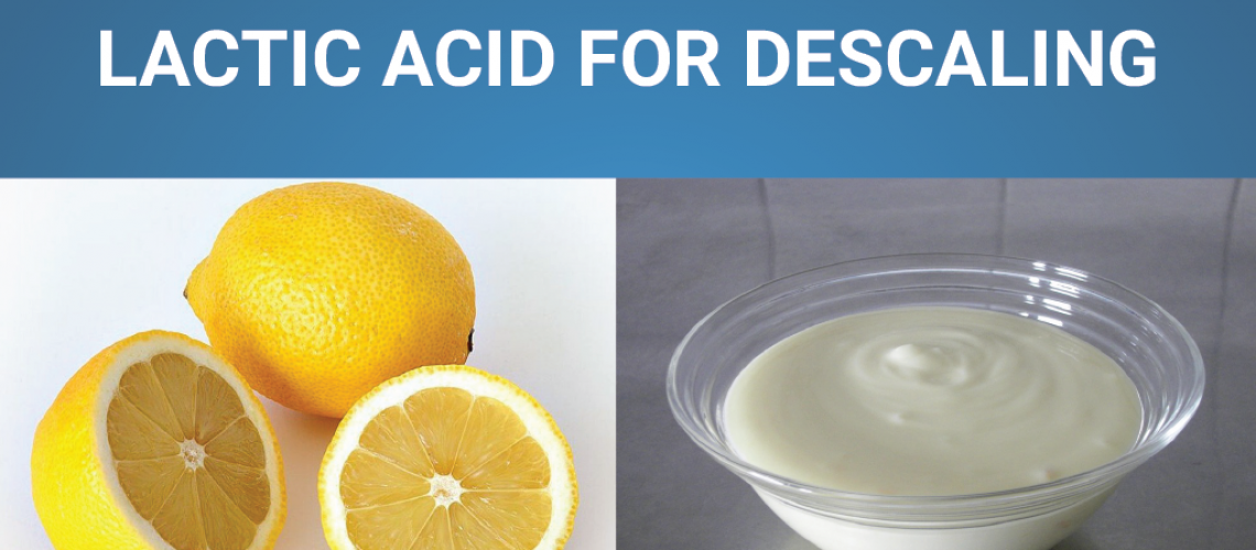 Alpha Descaler vs citric acid and lactic acid products